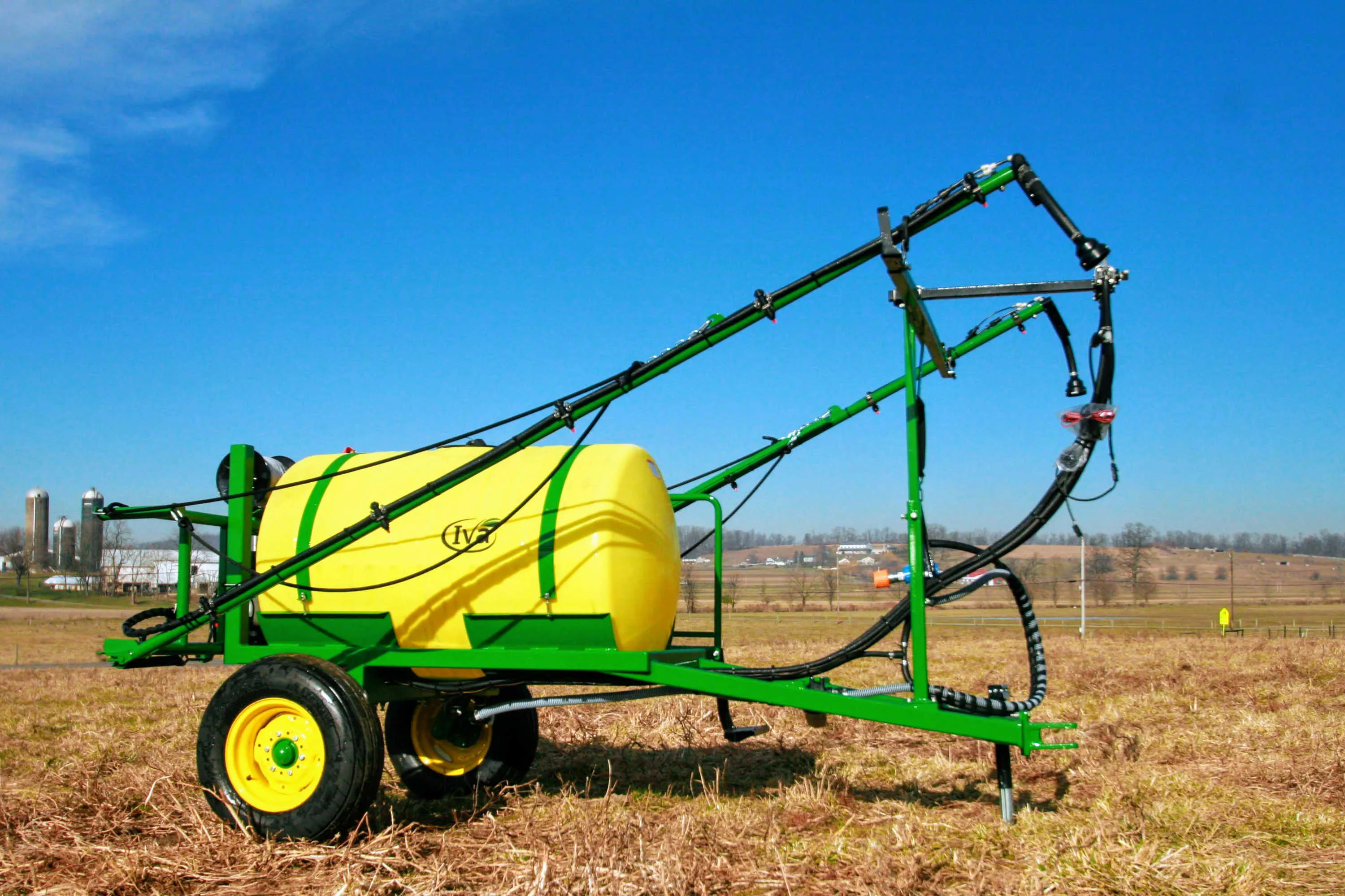 300 gallon Trailer Field Sprayer F300M series Iva Sprayers